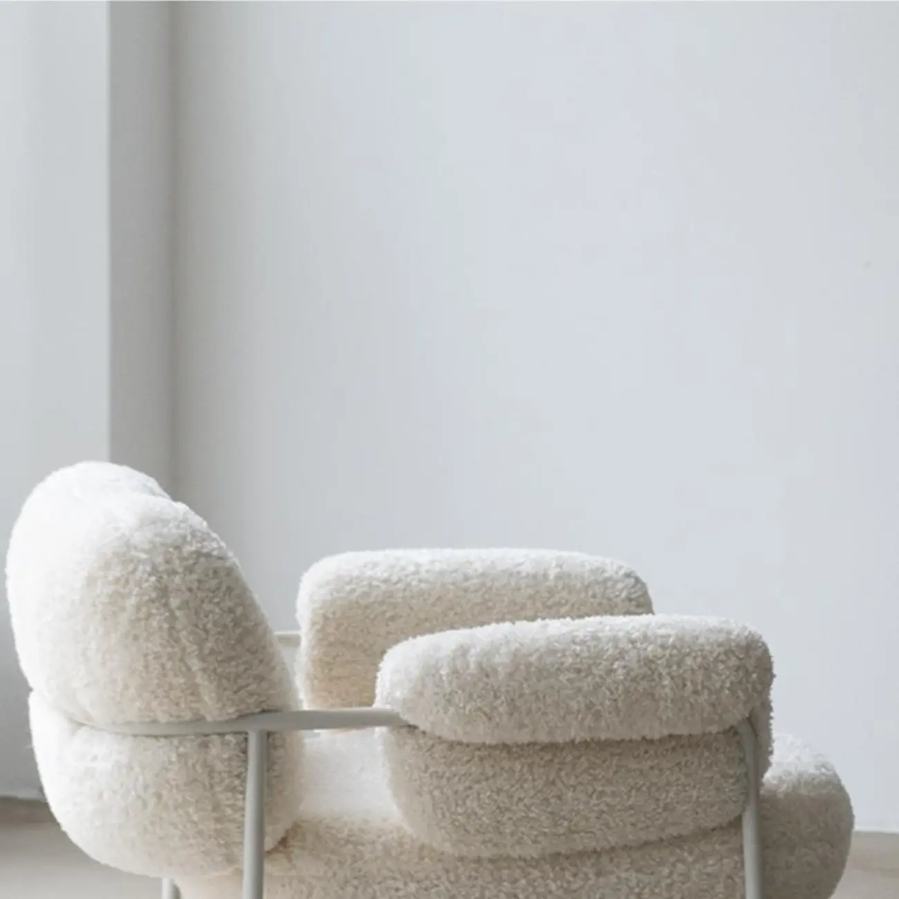 Contemporary Fabric Accent Chair with Tufting for Living Room Image - 18 | homeyfad