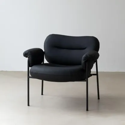 Contemporary Fabric Accent Chair with Tufting for Living Room Image - 19