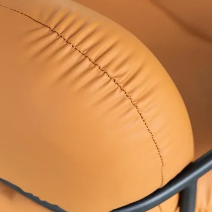 Contemporary Fabric Accent Chair with Tufting for Living Room Image - 21