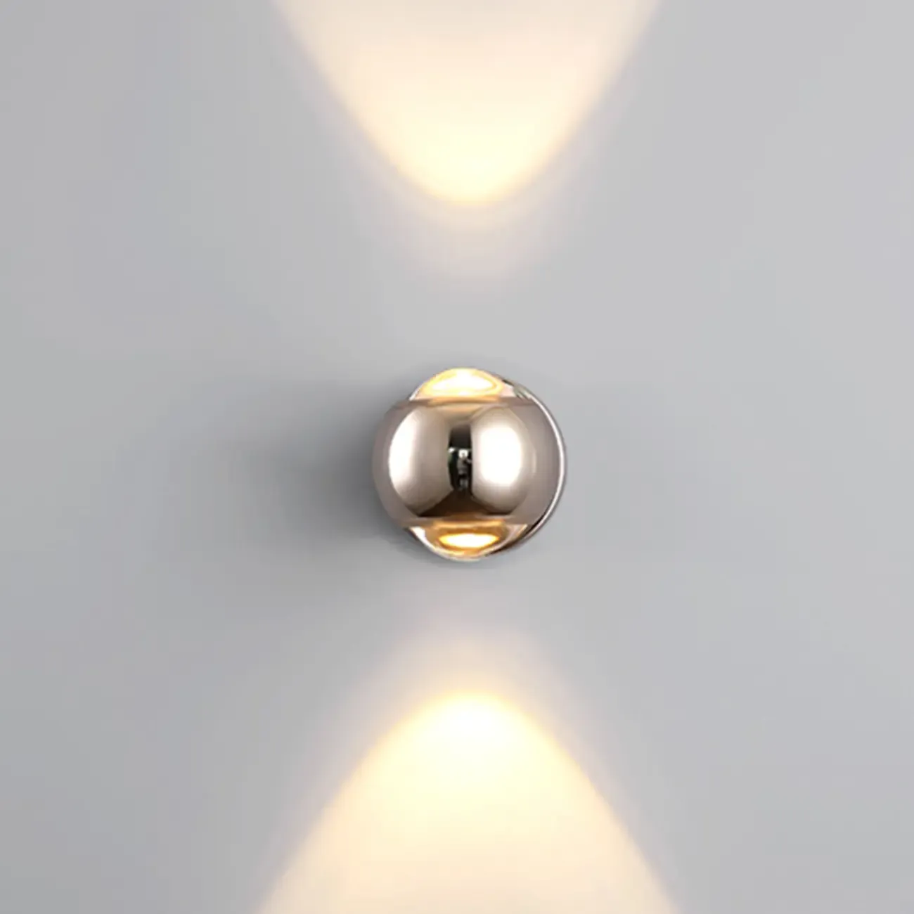 Modern 2-Light Globe Adjustable Wall Sconce Image - 4