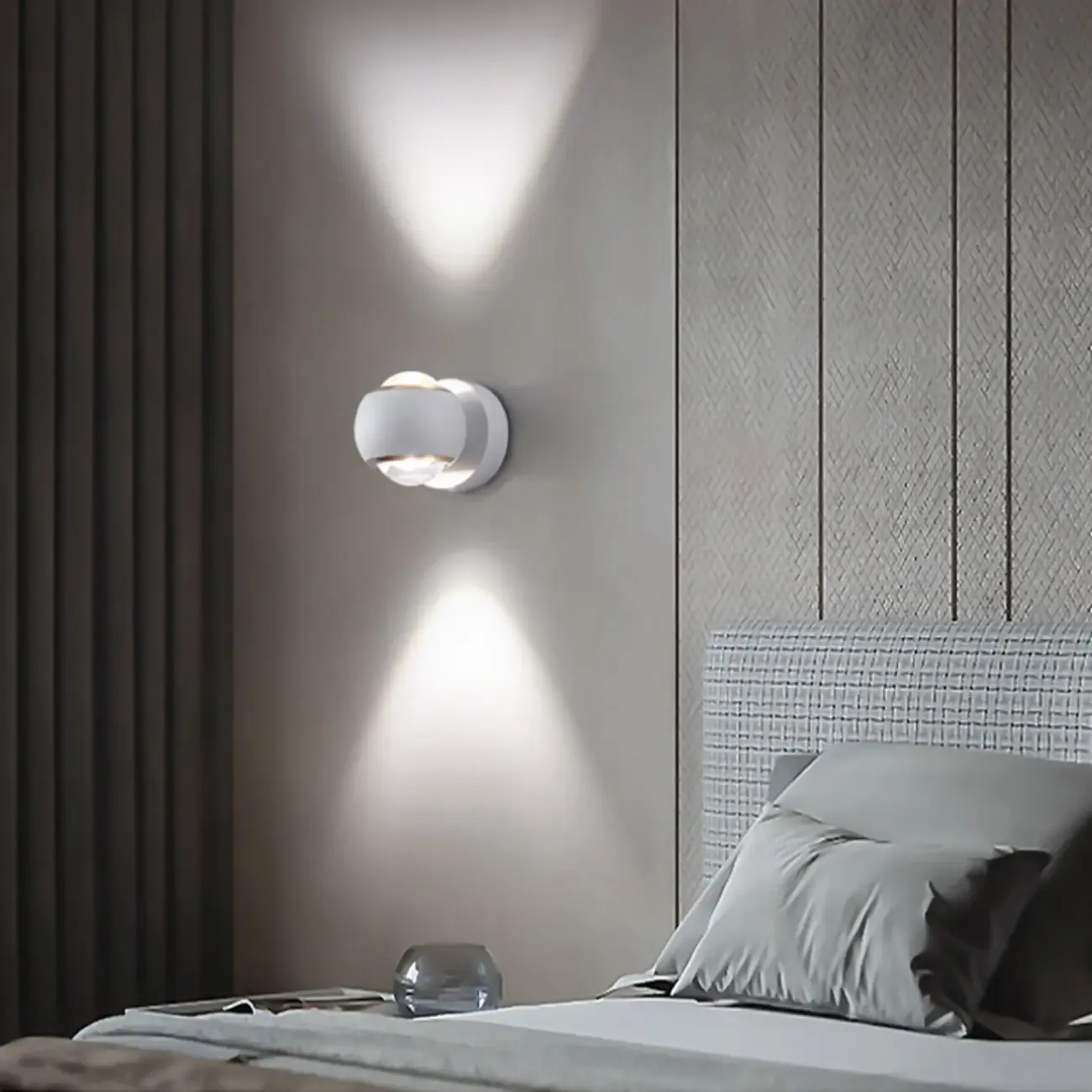 Modern 2-Light Globe Adjustable Wall Sconce Image - 6