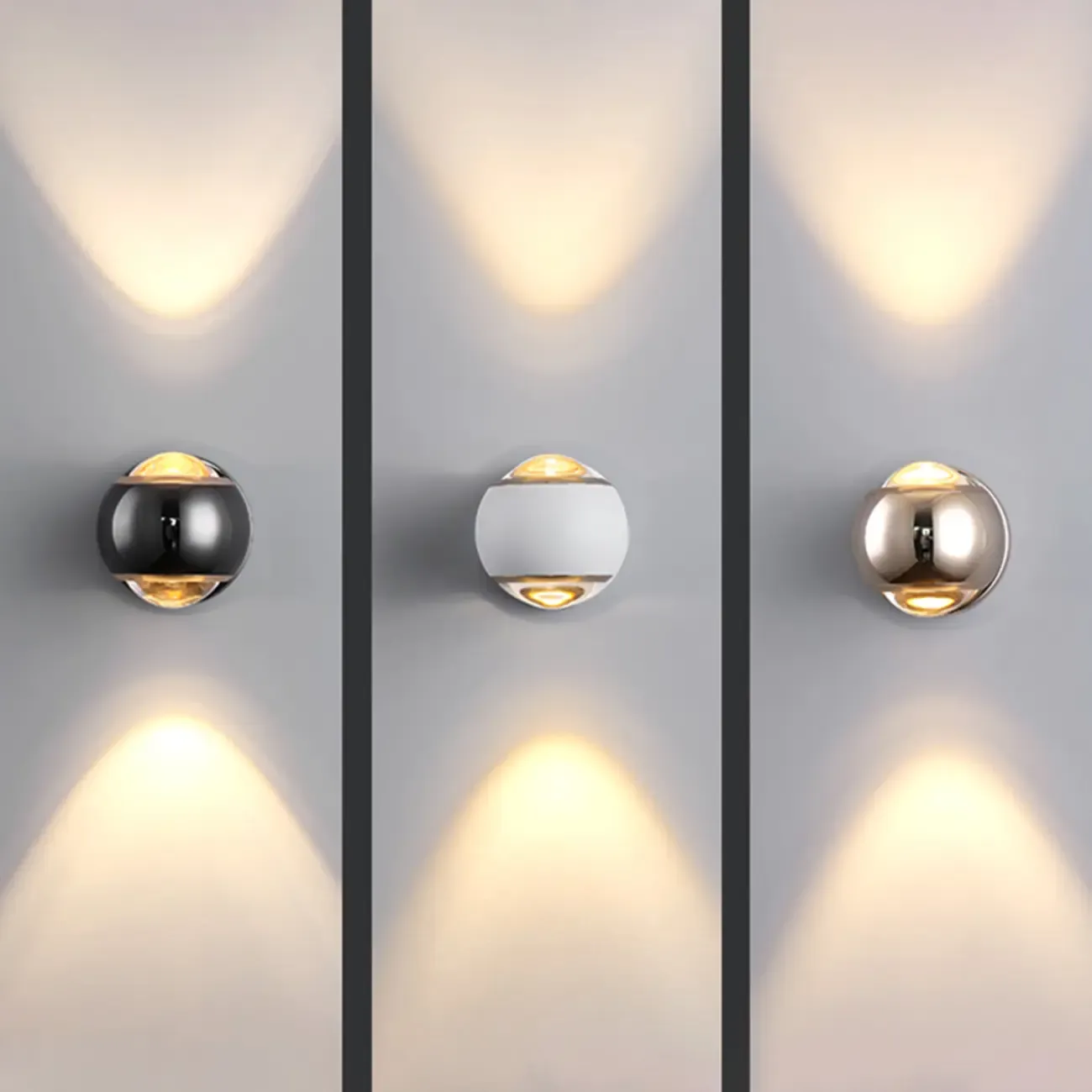 Modern 2-Light Globe Adjustable Wall Sconce Image - 10