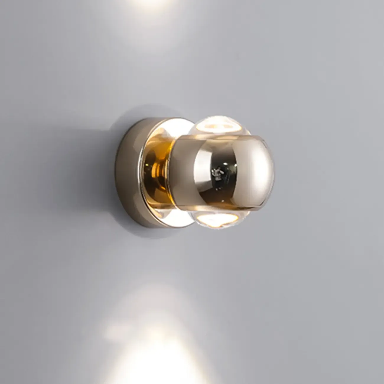 Modern 2-Light Globe Adjustable Wall Sconce Image - 14