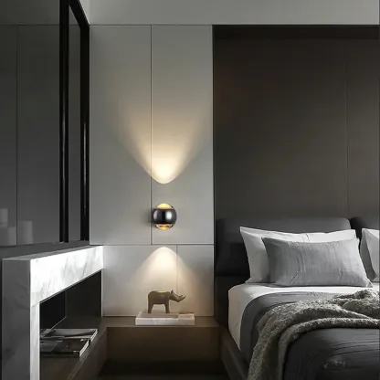 Modern 2-Light Globe Adjustable Wall Sconce Image - 17