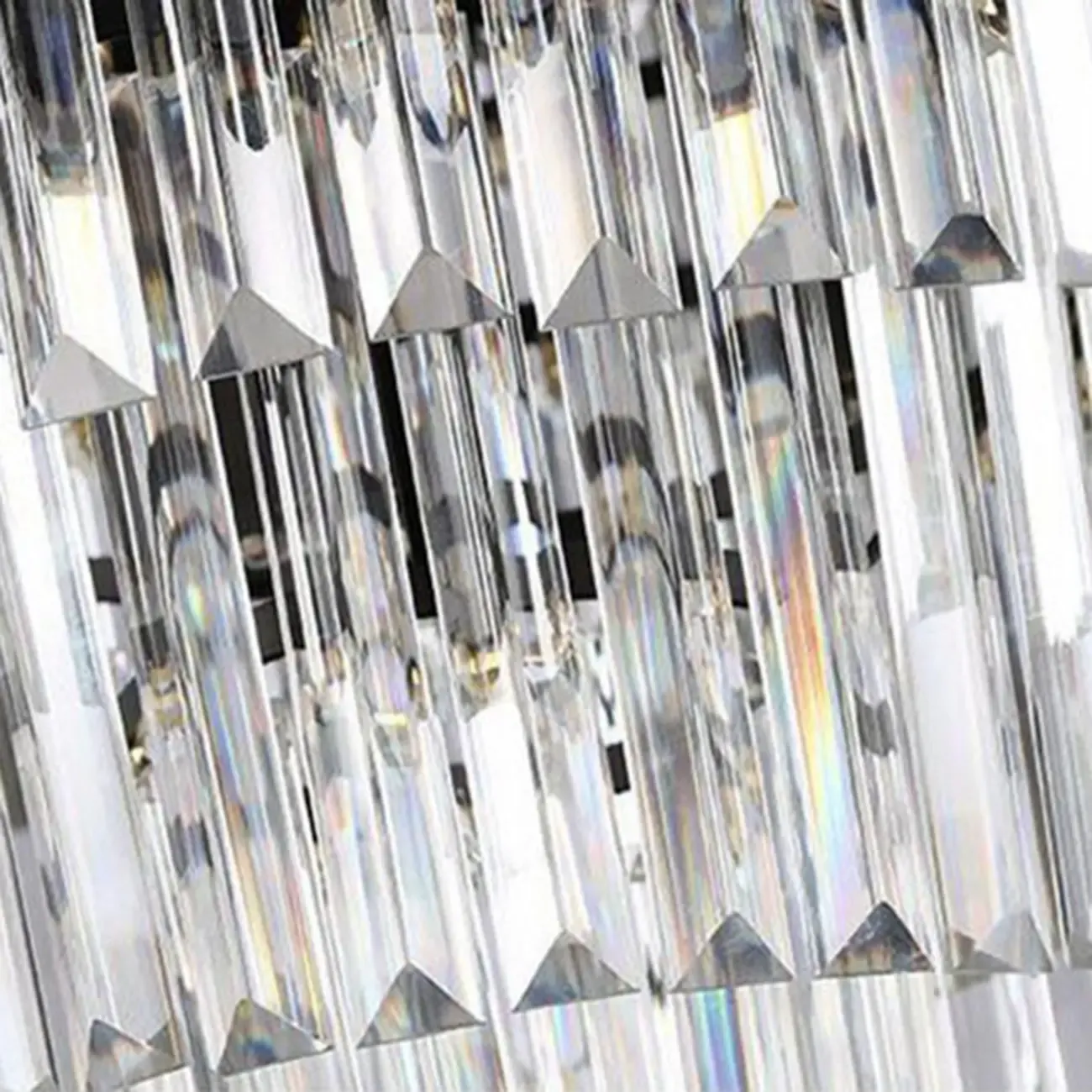 Modern 2-Tier Crystal Pendant Lighting for Kitchen Island Image - 9