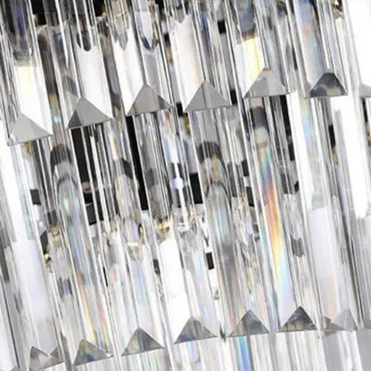 Modern 2-Tier Crystal Pendant Lighting for Kitchen Island Image - 9