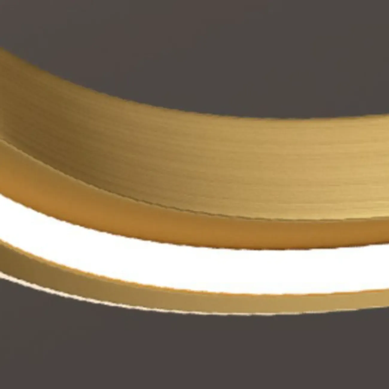 Stylish Geometric Gold Semi Flush Ceiling Light 3-Gear Dimming Image - 16