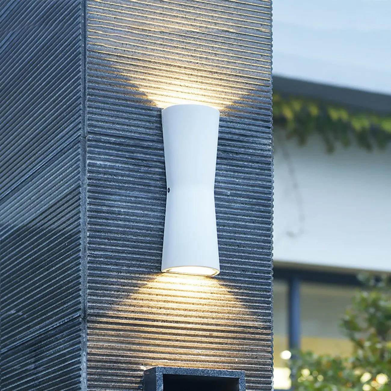 Modern Metal Up Down LED Outdoor Wall Light | homeyfad