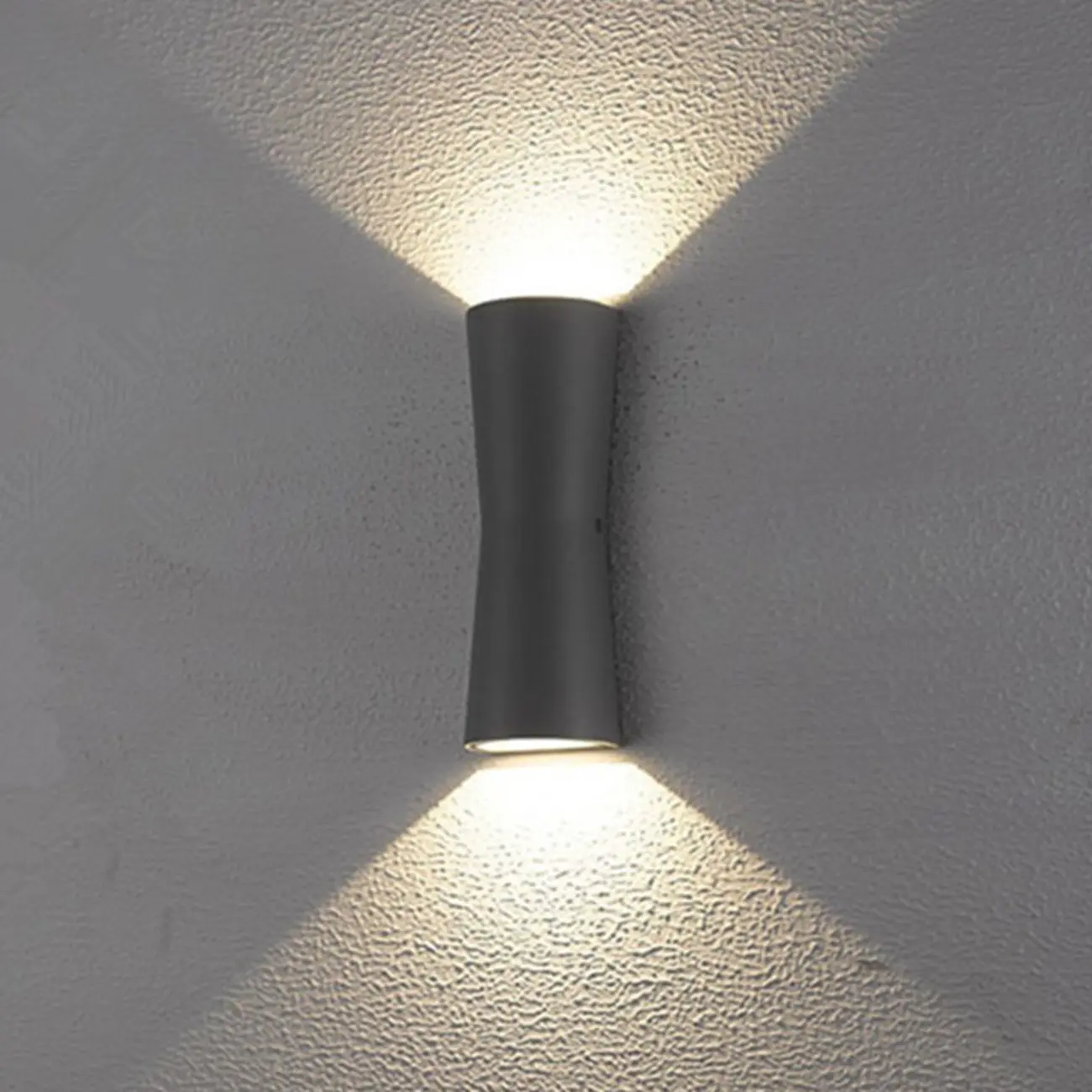 Modern Metal Up Down LED Outdoor Wall Light | homeyfad