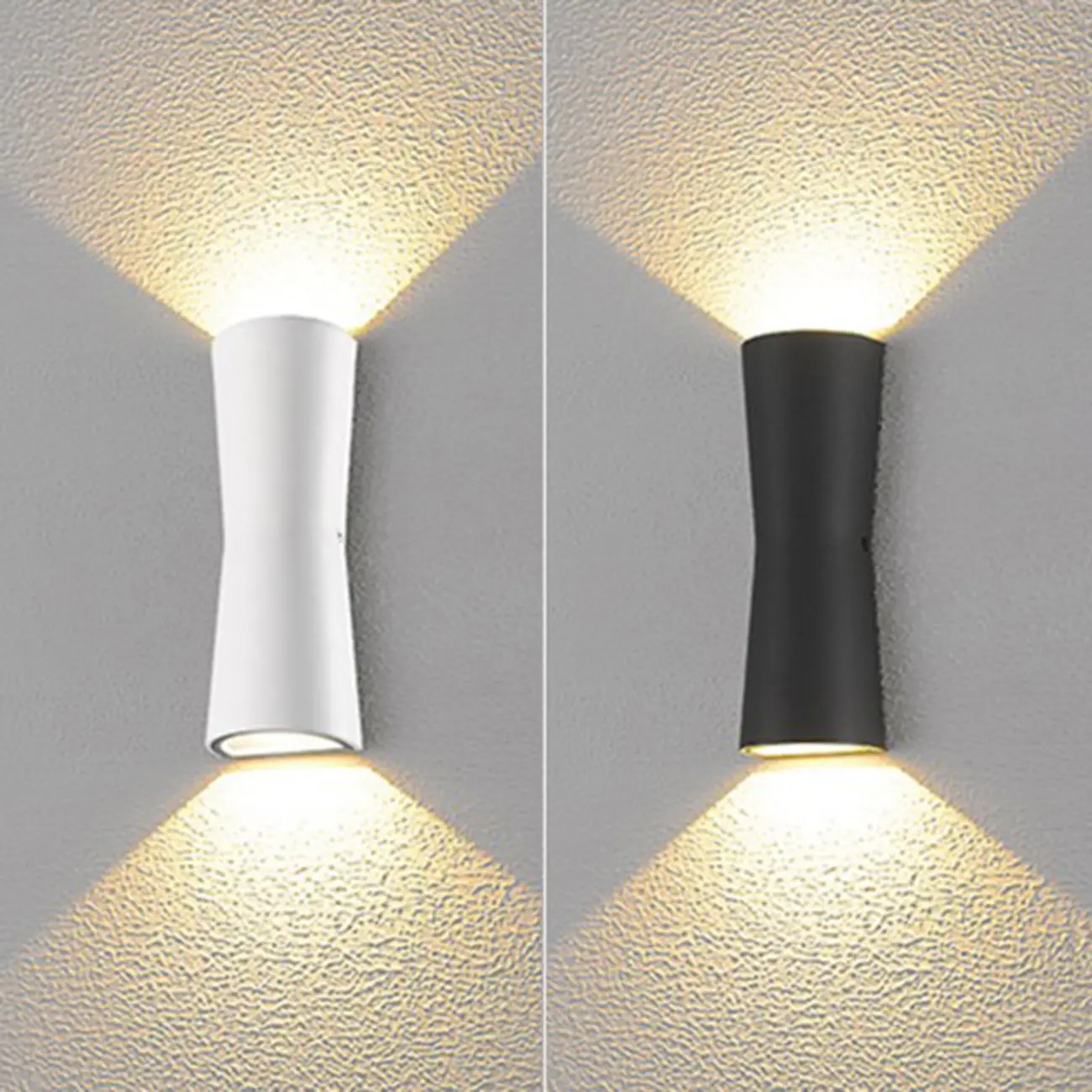 Modern Metal Up Down LED Outdoor Wall Light | homeyfad
