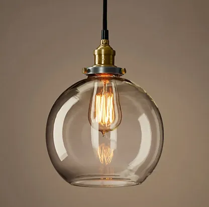 Modern Glass Geometric Island Pendant Light for Kitchen Area Image - 12