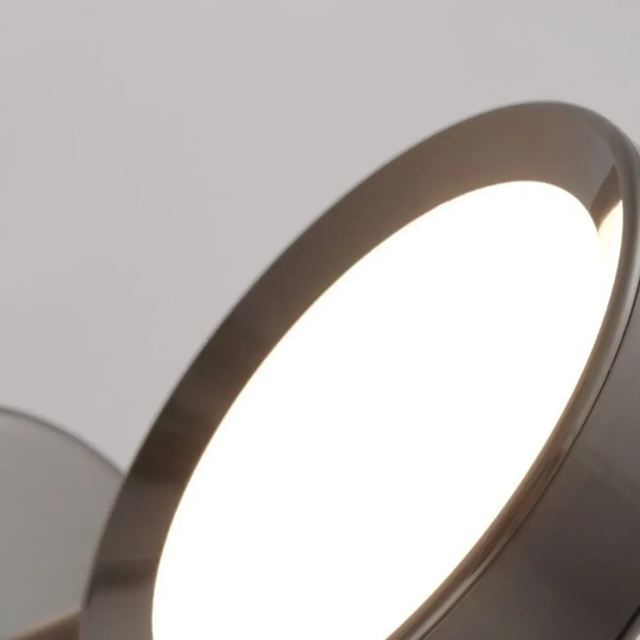 Modish 1-Light Alloy Indoor Wall Sconce with White Plastic Shade Image - 15