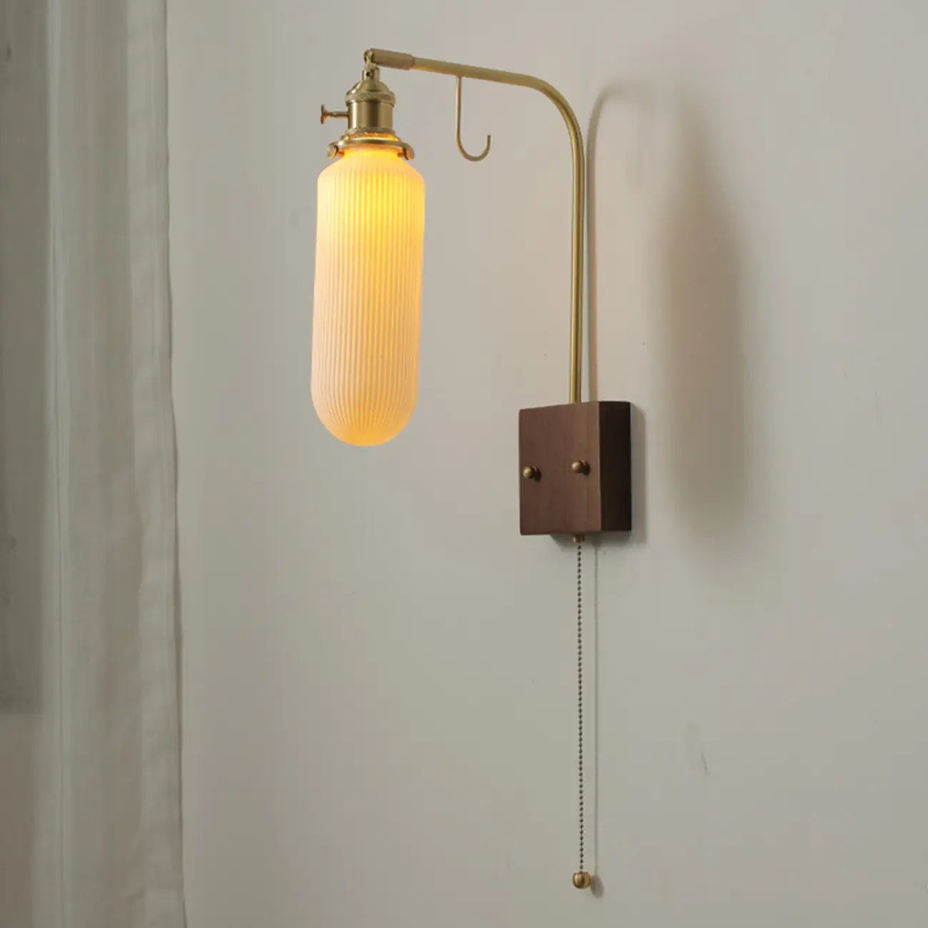 Vintage Cylinder Interior Wall Light with Deer Pattern | homeyfad