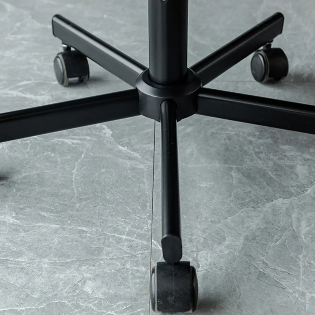 Modern Army Green Leather Adjustable Swivel Office Chair Image - 14 | homeyfad