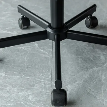 Modern Army Green Leather Adjustable Swivel Office Chair Image - 14