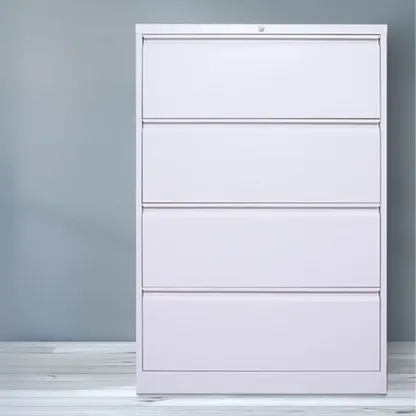 Classic Steel Lockable Vertical File Cabinets for Office Image - 4
