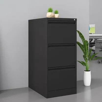 Classic Steel Lockable Vertical File Cabinets for Office Image - 15
