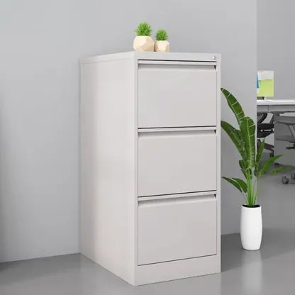 Classic Steel Lockable Vertical File Cabinets for Office Image - 16