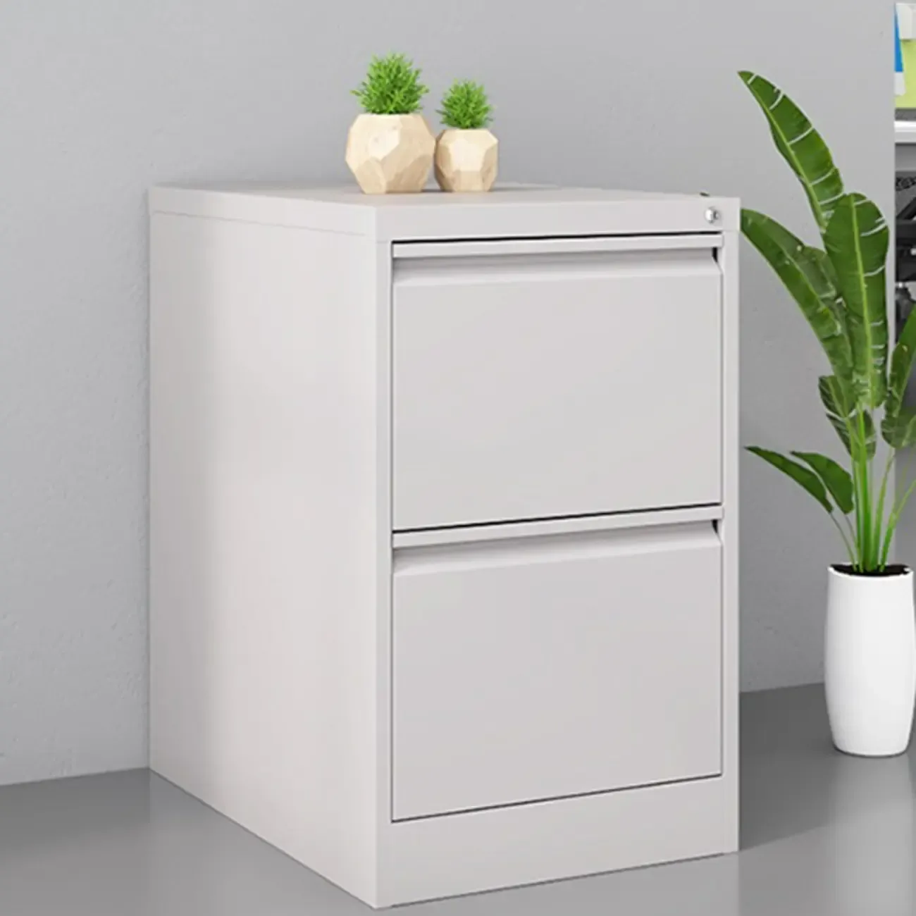 Classic Steel Lockable Vertical File Cabinets for Office Image - 20
