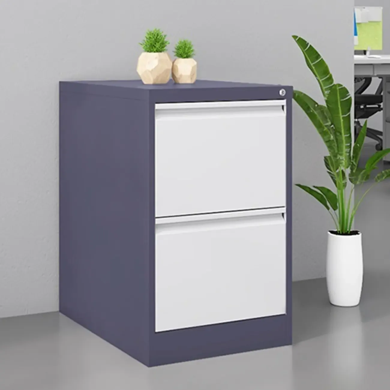 Classic Steel Lockable Vertical File Cabinets for Office Image - 21