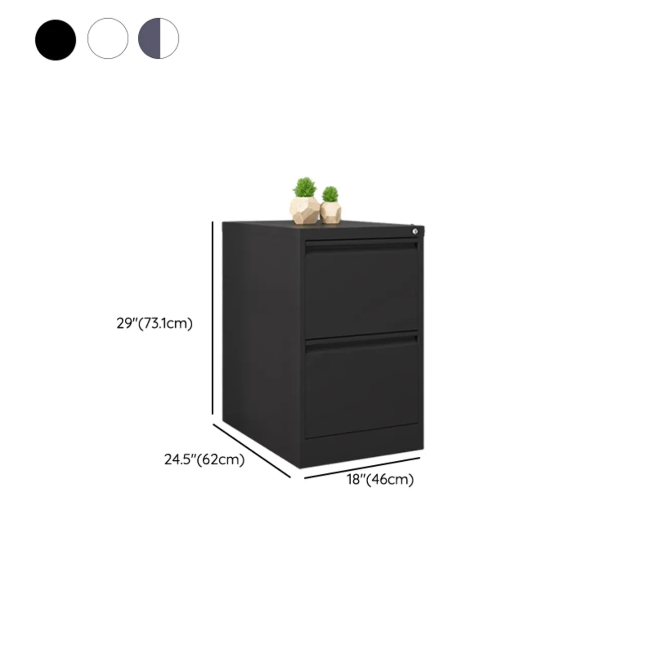 Classic Steel Lockable Vertical File Cabinets for Office Image - 23 | homeyfad
