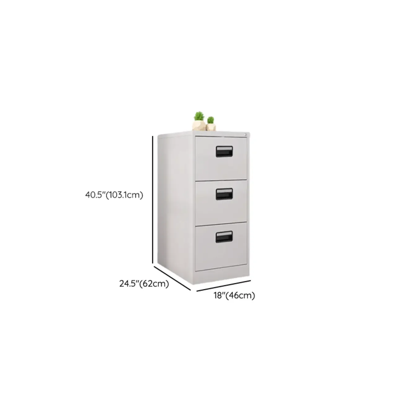 Classic Steel Lockable Vertical File Cabinets for Office Image - 24