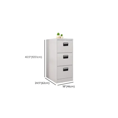 Classic Steel Lockable Vertical File Cabinets for Office Image - 24