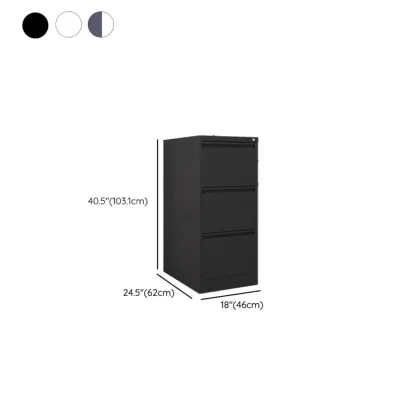 Classic Steel Lockable Vertical File Cabinets for Office Image - 25