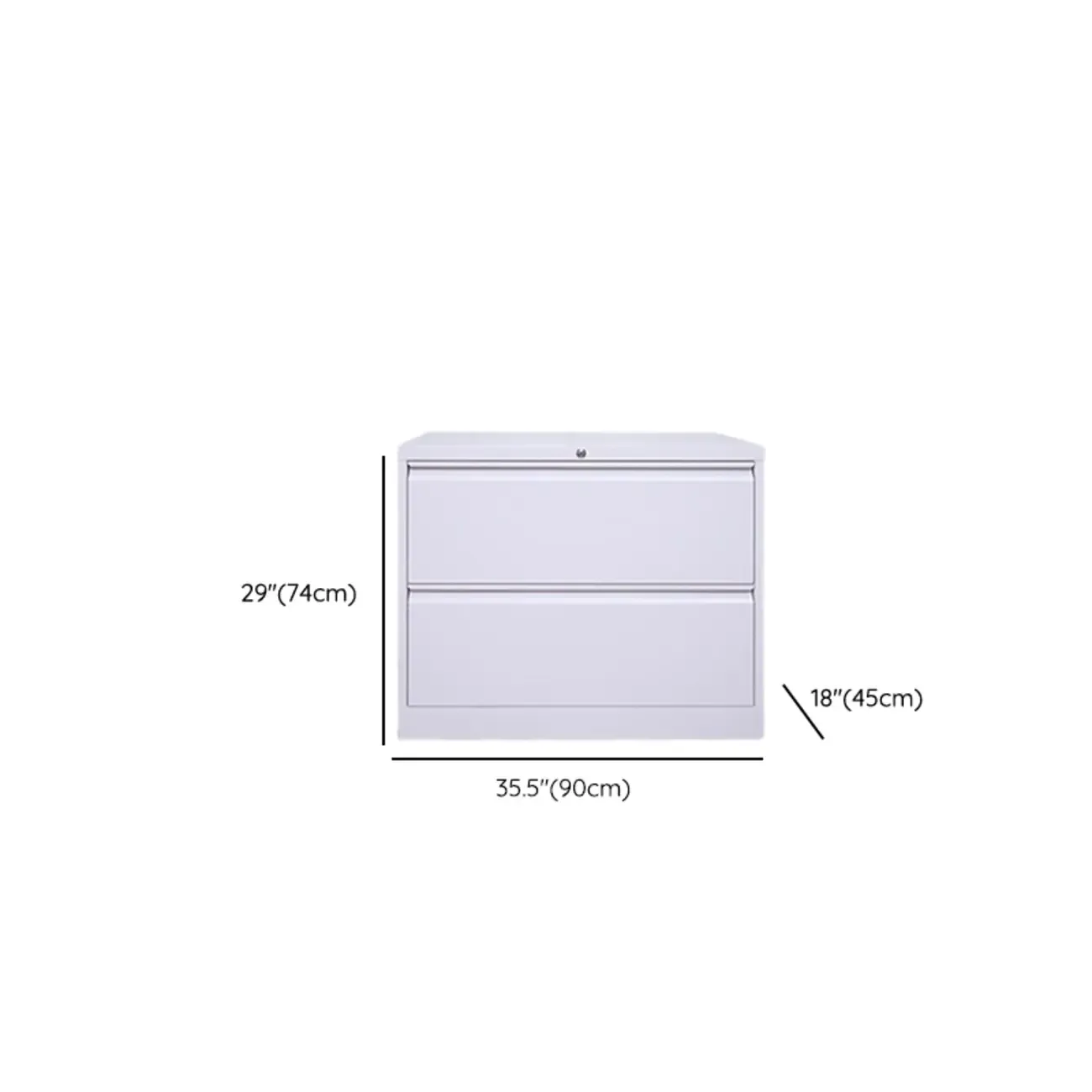 Classic Steel Lockable Vertical File Cabinets for Office Image - 28