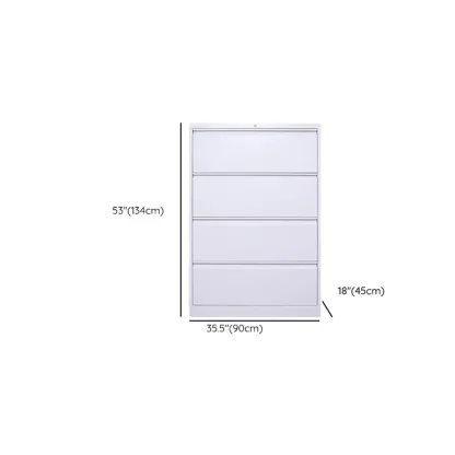 Classic Steel Lockable Vertical File Cabinets for Office Image - 30