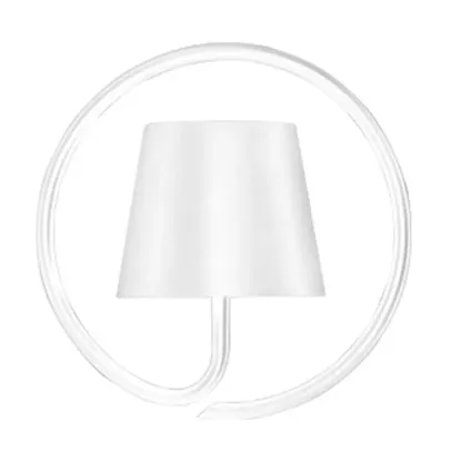 Black and White Metal Minimalist Wall Sconce Image - 8