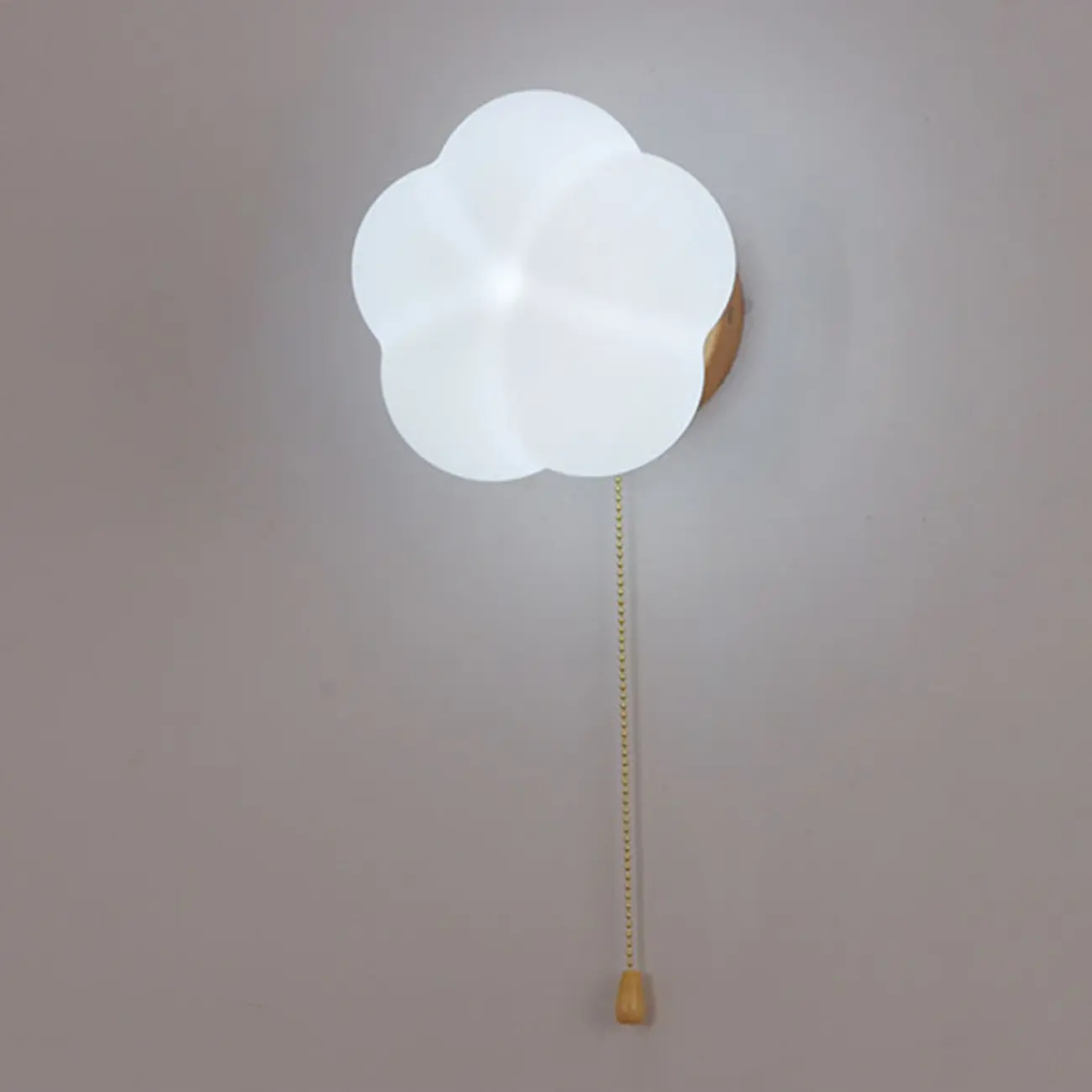 Modern White Acrylic Flower Shape Wall Light Image - 4 | homeyfad