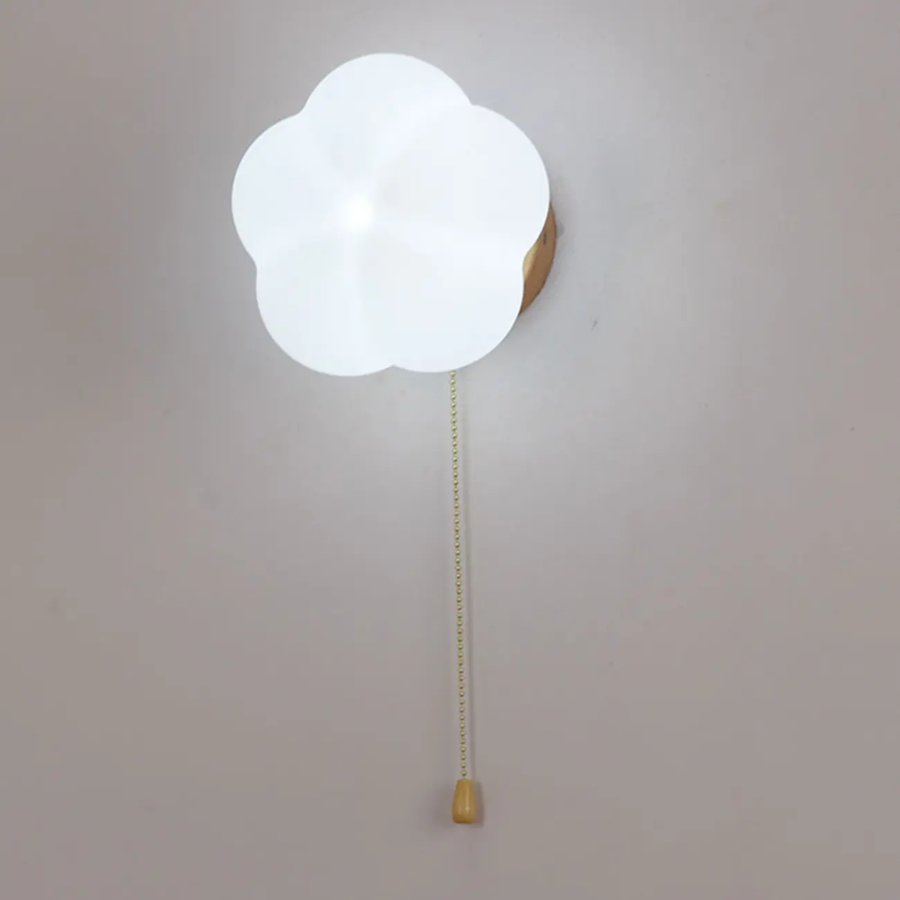 Modern White Acrylic Flower Shape Wall Light Image - 9 | homeyfad