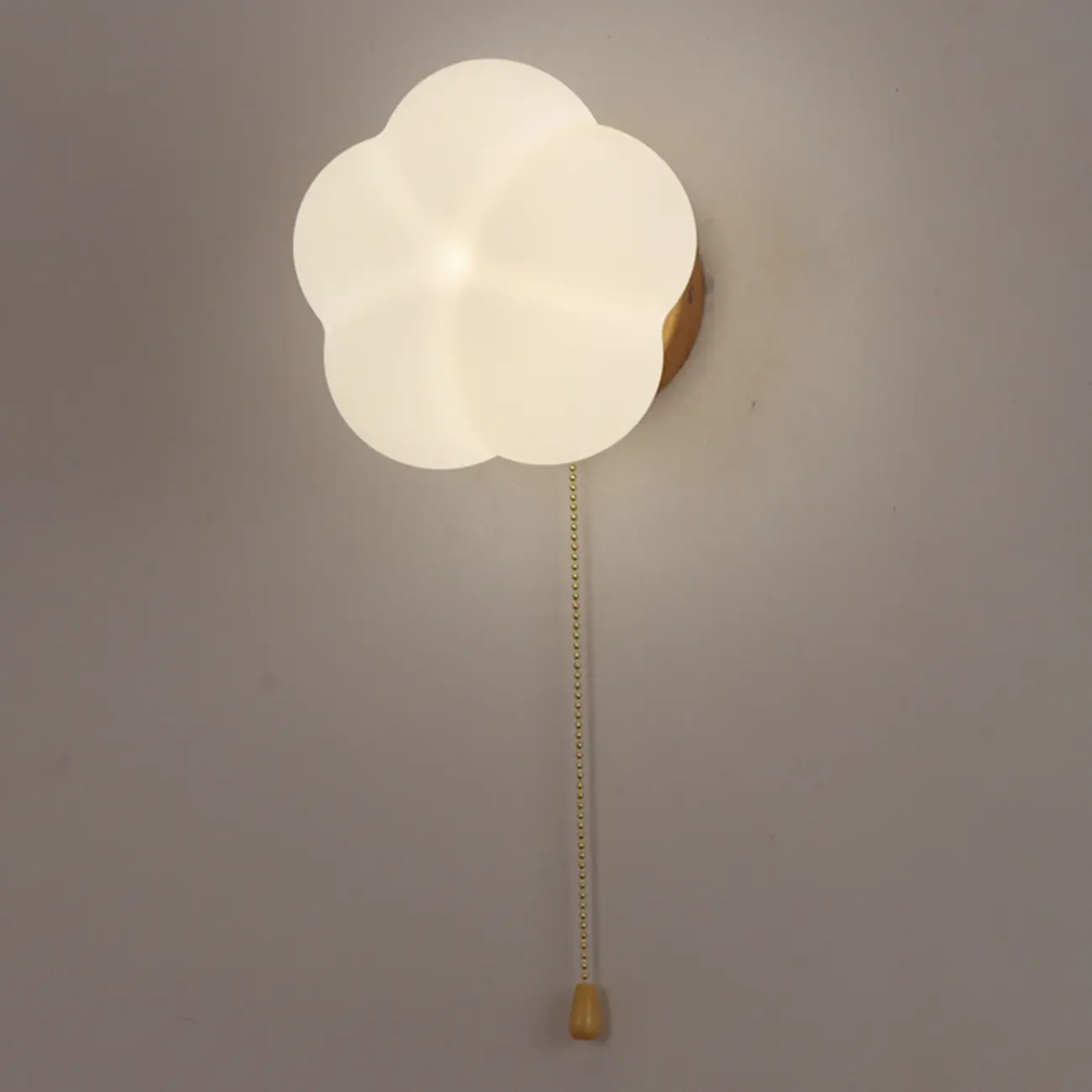 Modern White Acrylic Flower Shape Wall Light Image - 10 | homeyfad