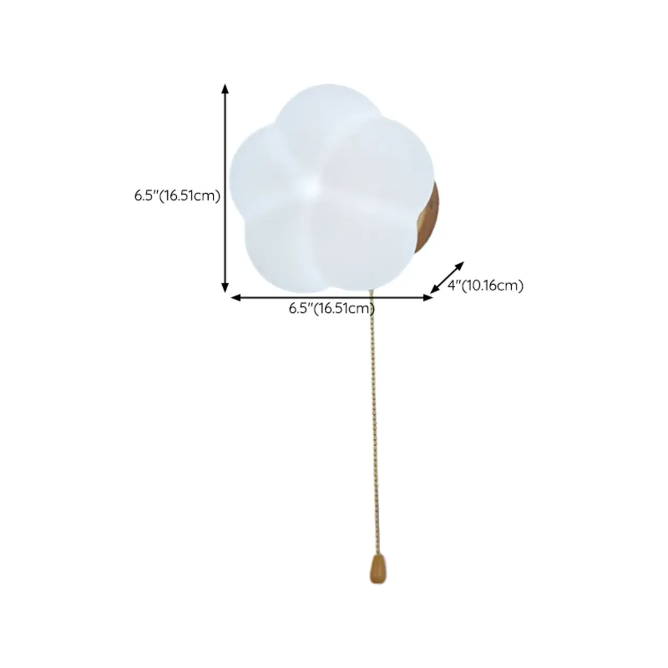 Modern White Acrylic Flower Shape Wall Light Image - 15 | homeyfad