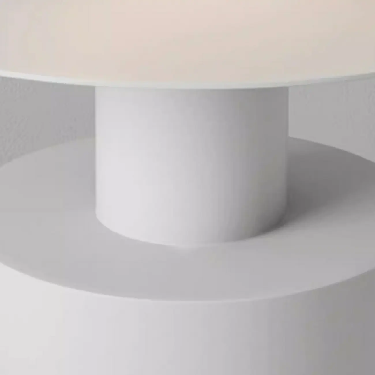 Modern Metal Round End Table with Geometric Shape for Bedroom Image - 7 | homeyfad