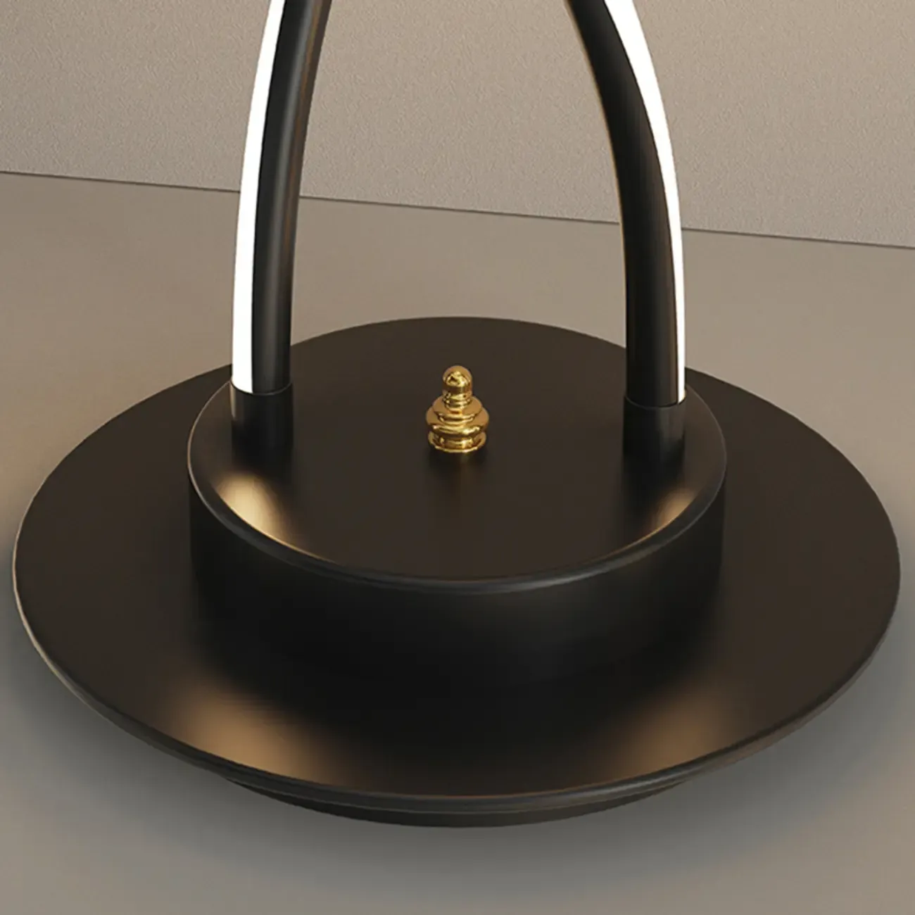 Artistic Spiral Black LED  Floor Lamp for Living Room Decor