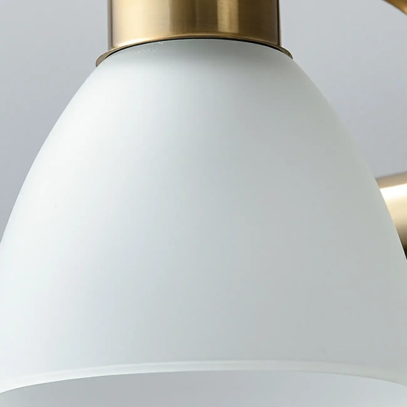 Industrial Gold Vanity Light with Glass Shades for Bathroom Image - 18