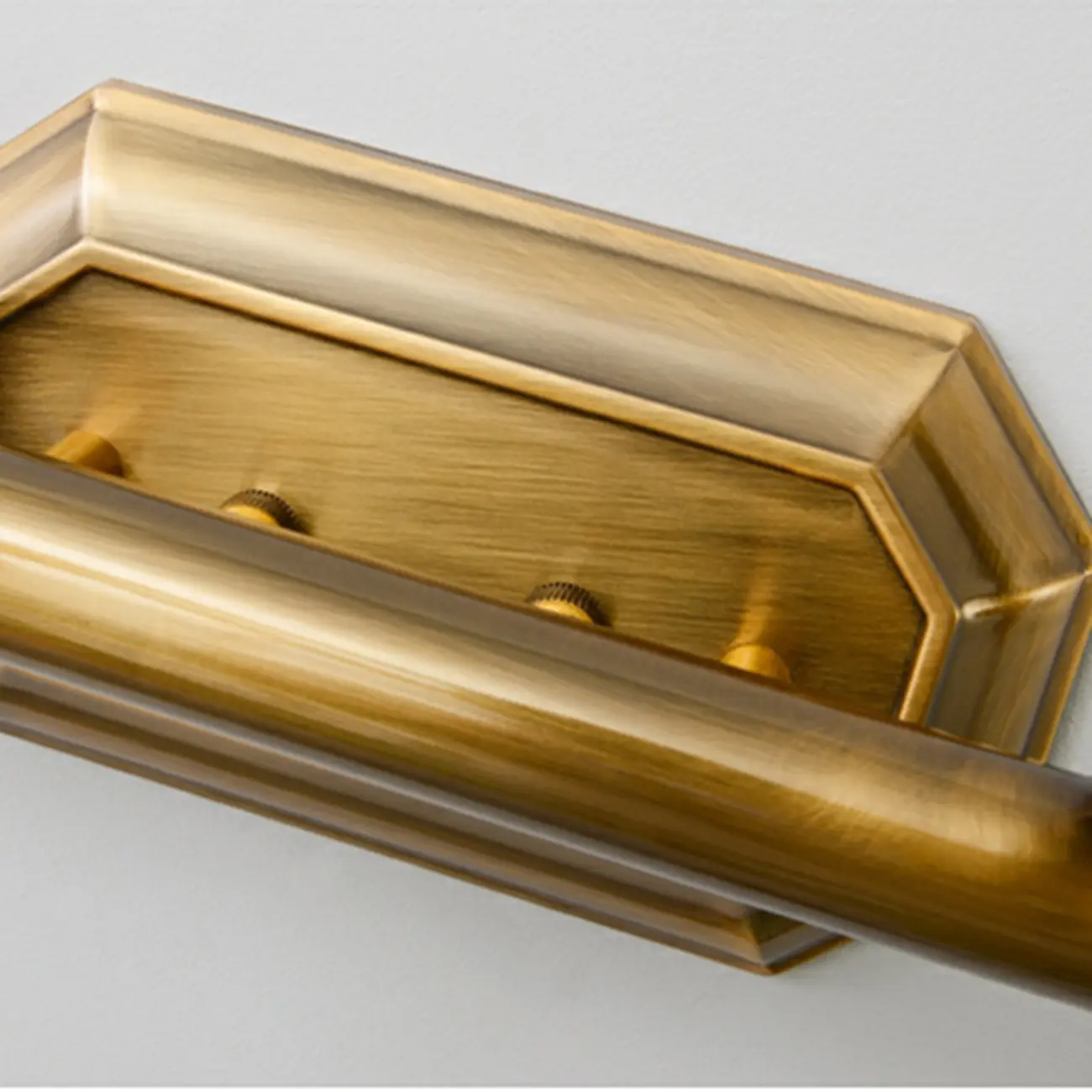 Industrial Gold Vanity Light with Glass Shades for Bathroom Image - 19 | homeyfad