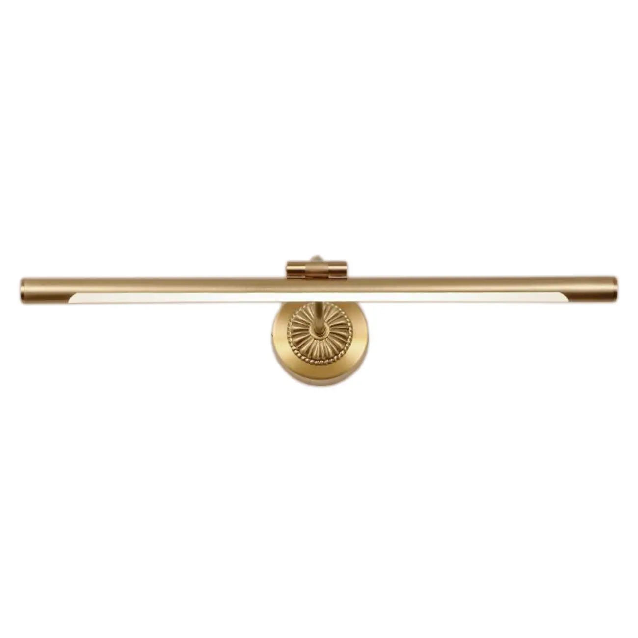 Luxurious Sleek Brass Vanity Light with LED for Bathroom Image - 5 | homeyfad