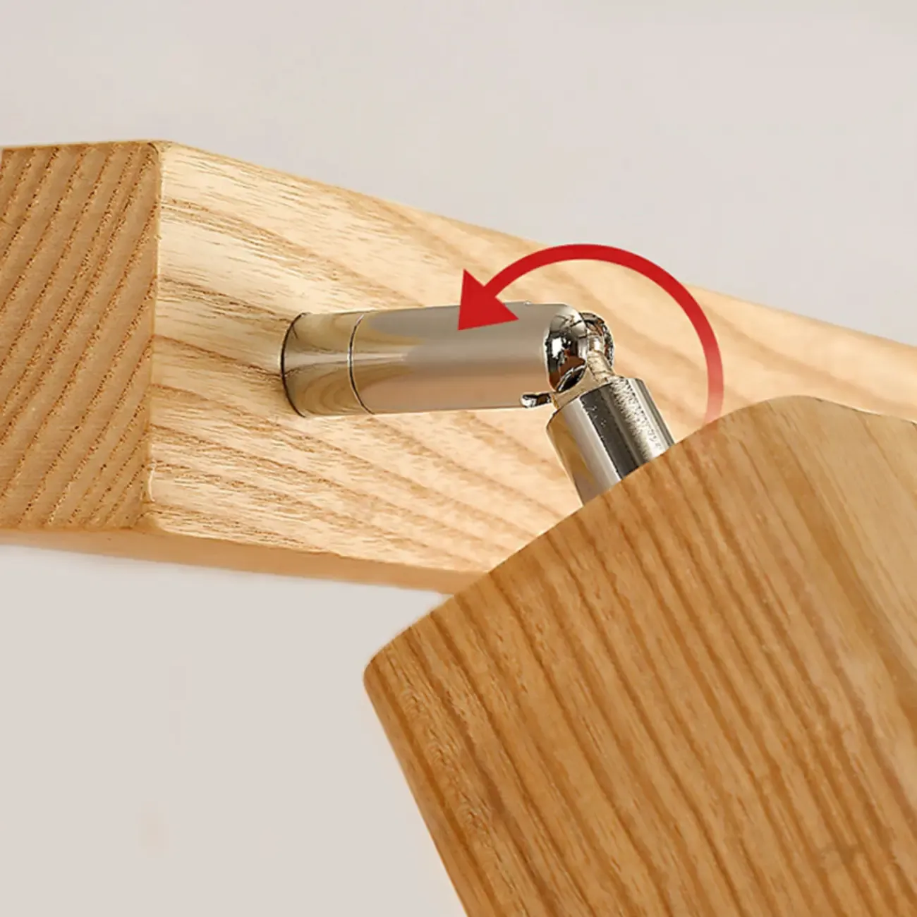 3-Light Modern Wooden Linear LED Vanity Lights Image - 12