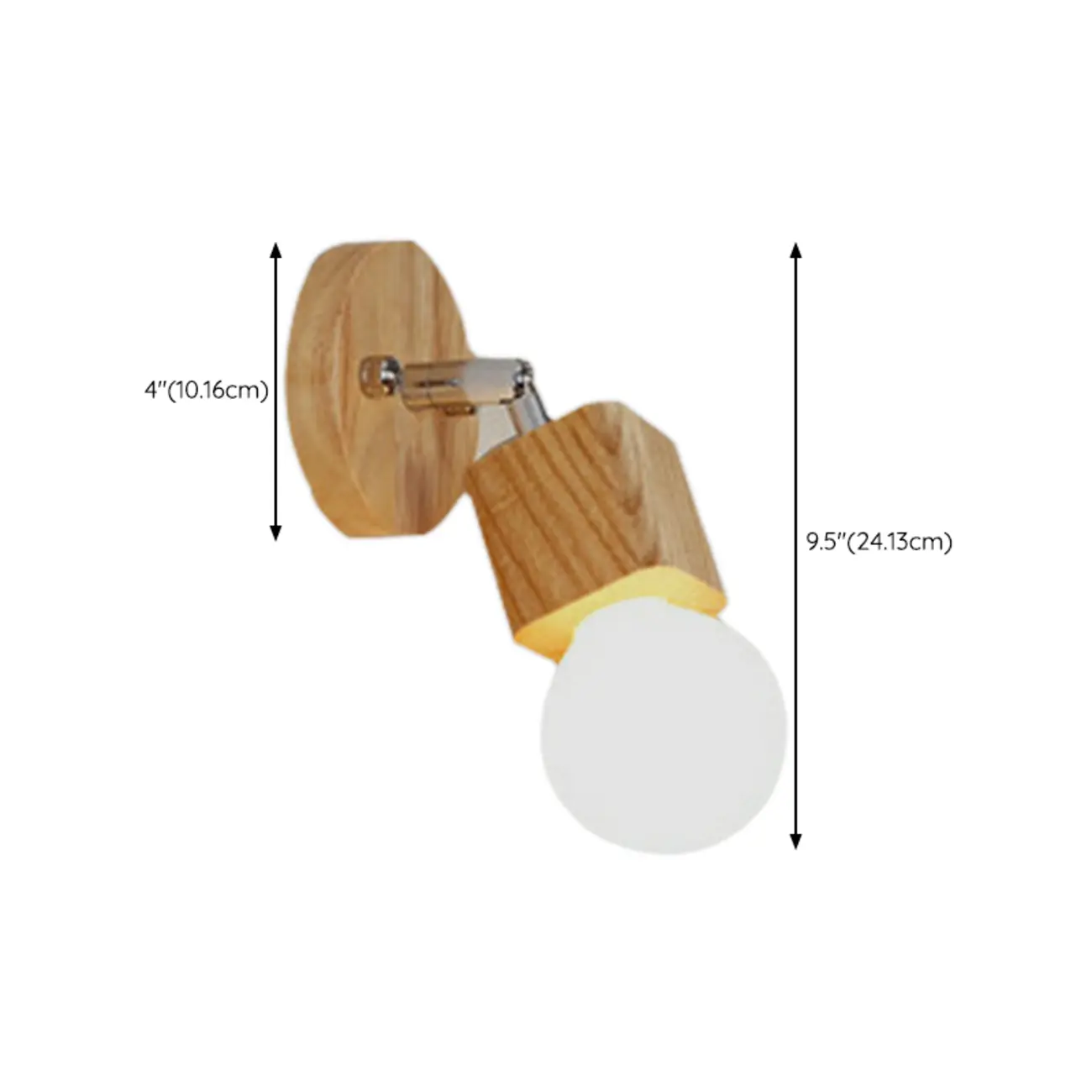 3-Light Modern Wooden Linear LED Vanity Lights #size | homeyfad