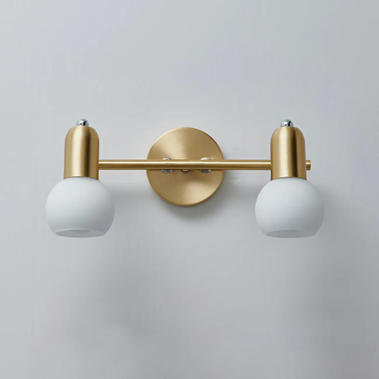 Modern Brass Globe Vanity Lamp for Bathroom Ambience Image - 11 | homeyfad