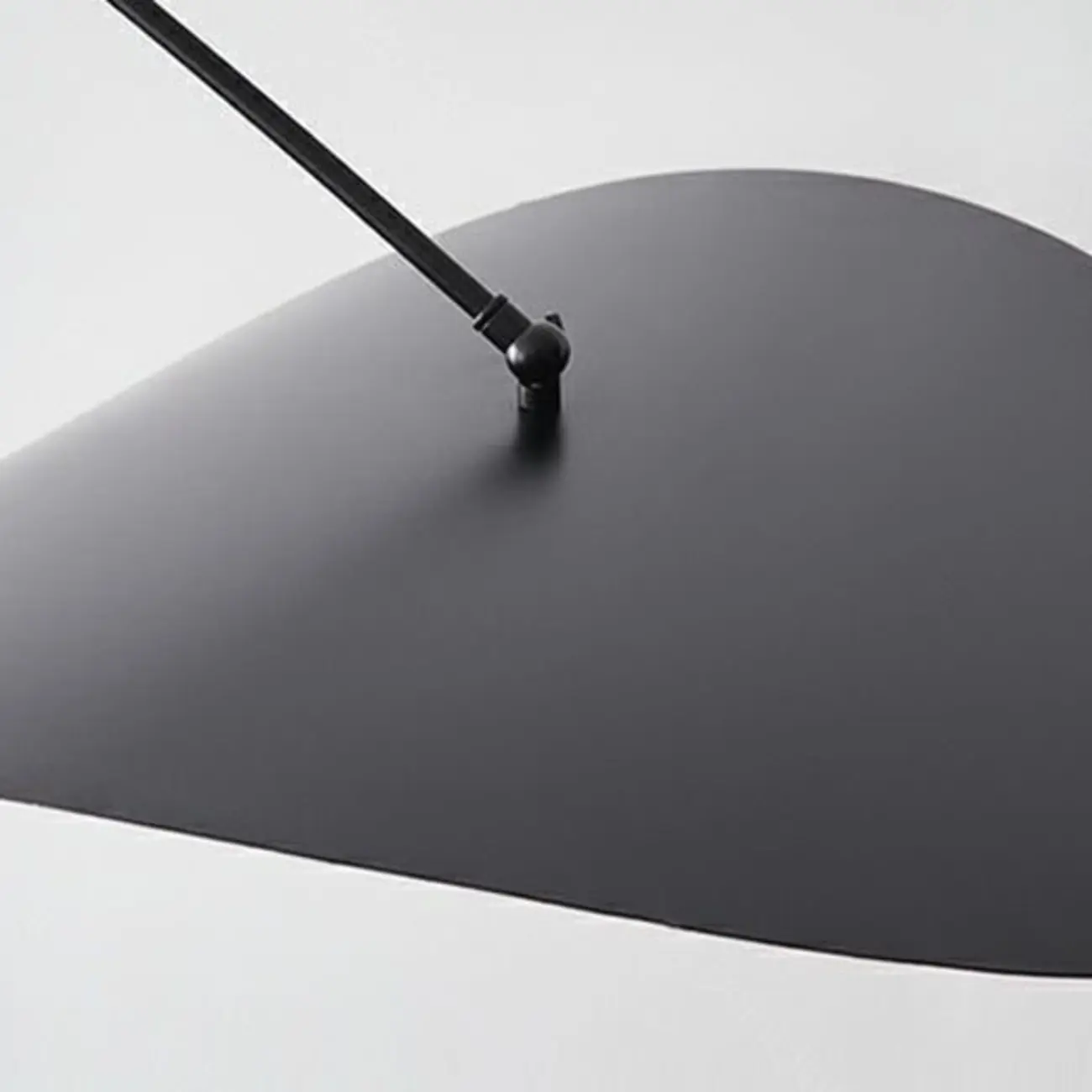 63" Modern Black Gold Metal Arc Floor Lamp with Balance Arm Image - 7 | homeyfad