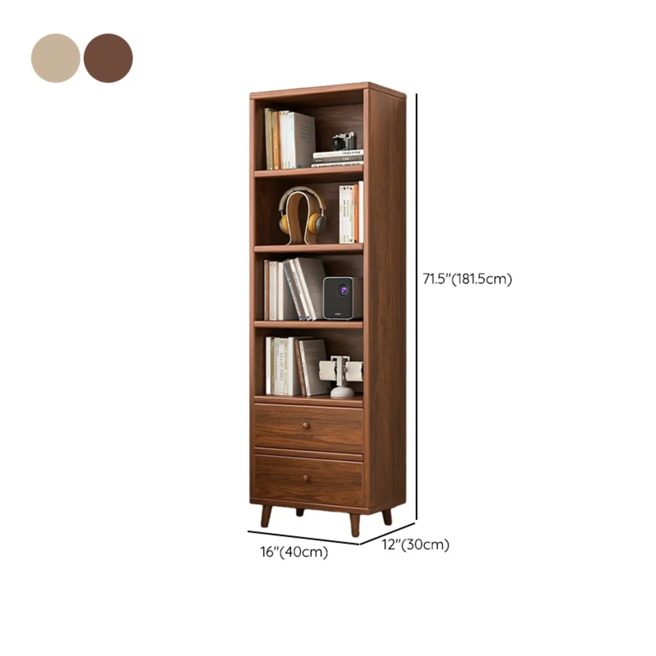 Modern Simple Brown Wood Storage Cabinet for Living Room Image - 15 | homeyfad