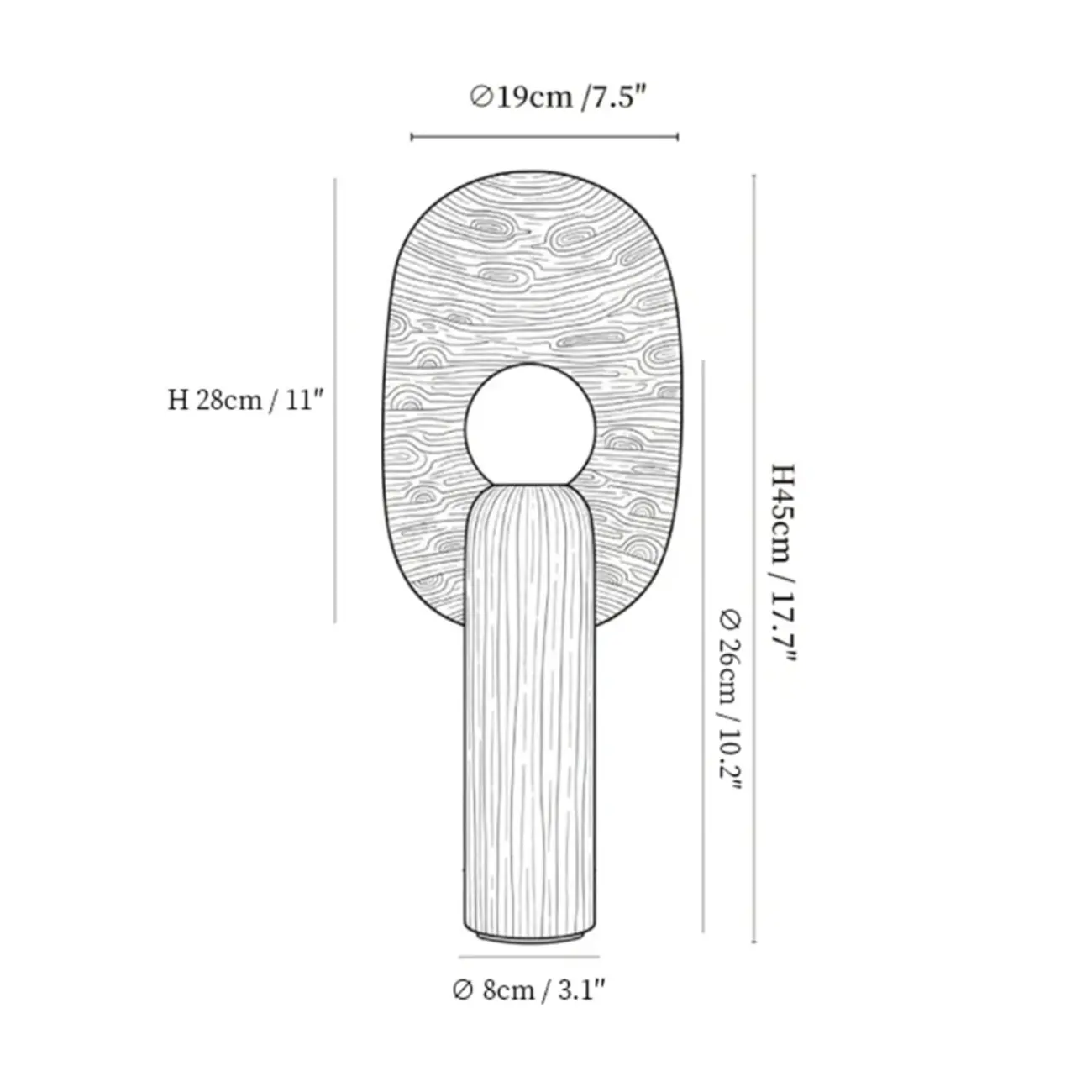Mid Century Modern Metal Wood Table Lamp For Living Room Image - 21 | homeyfad