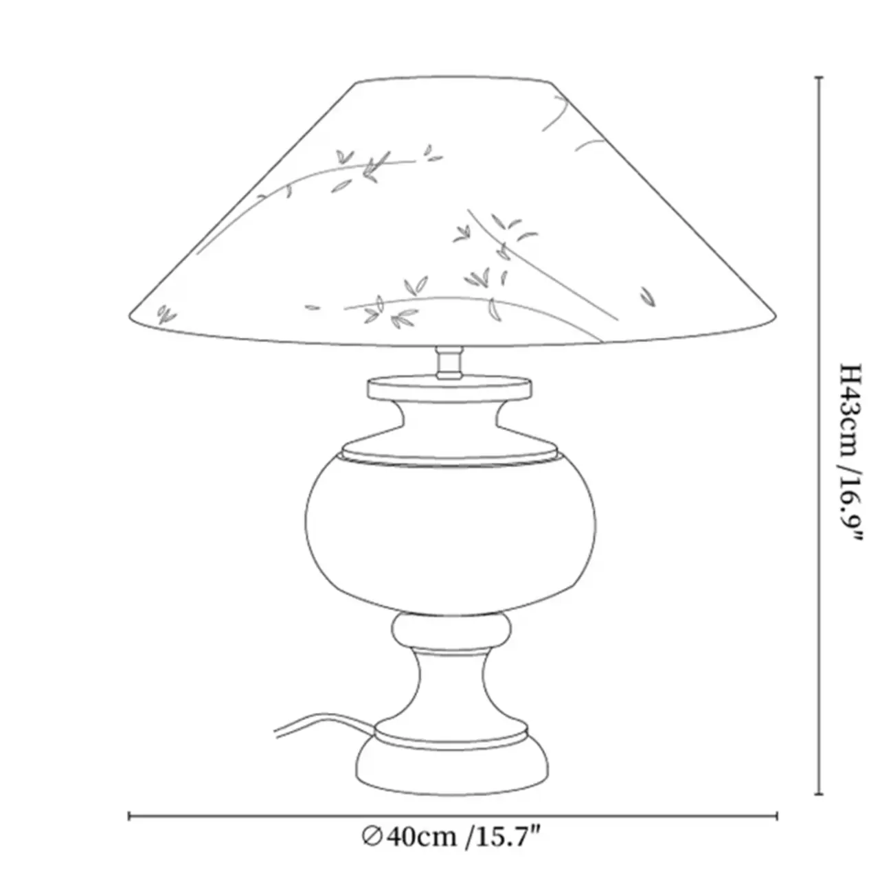 Traditional Geometric Totem Wood Table Lamp Drum Shade #size | homeyfad