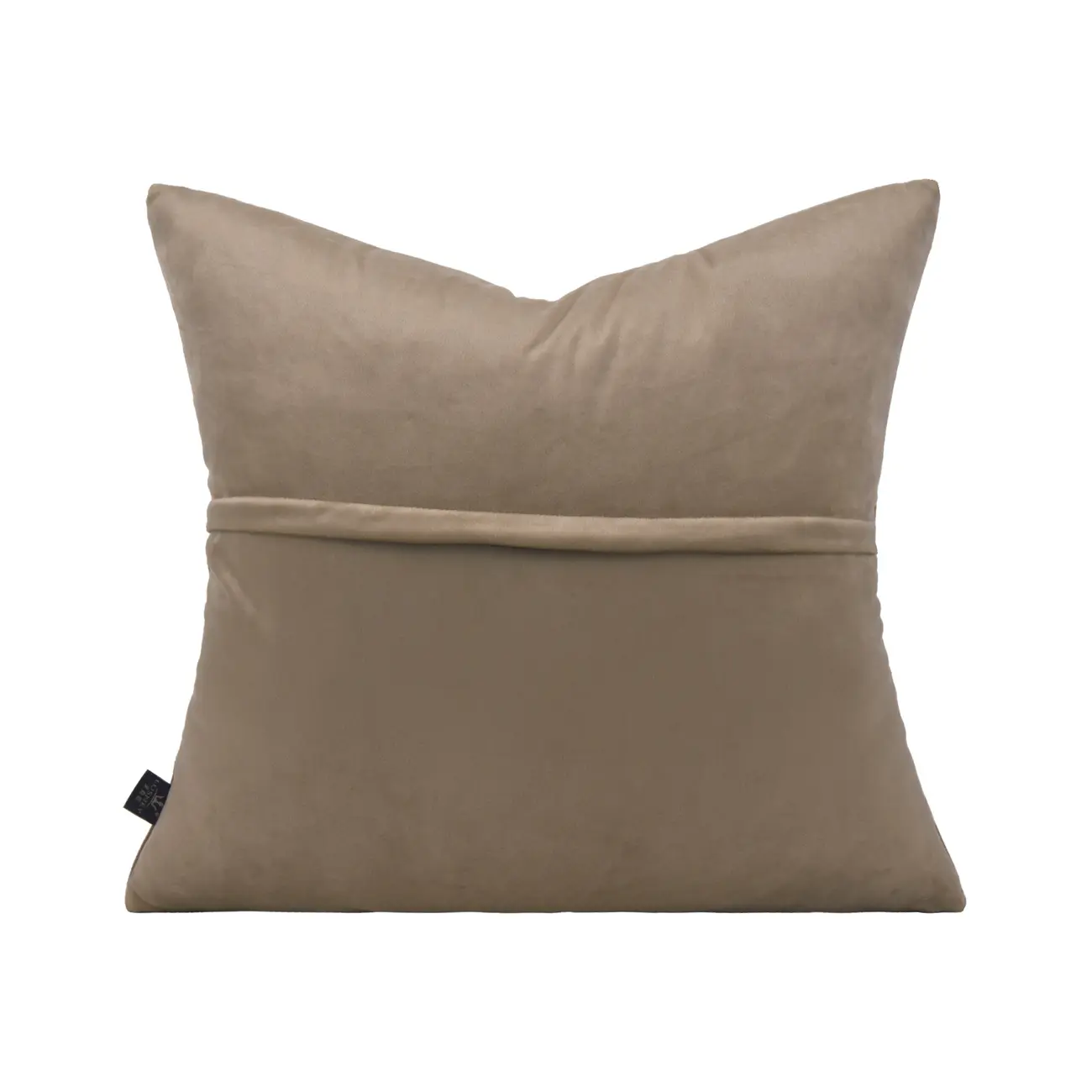 Vintage Abstract Faux Suede Square Decorative Pillow Image - 4 | homeyfad