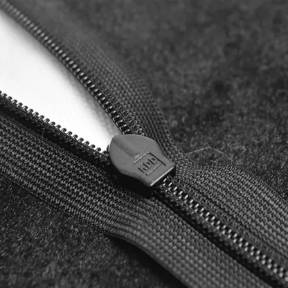 Scandinavian Plush Villus Chevron Textured Lumbar Pillow Image - 5