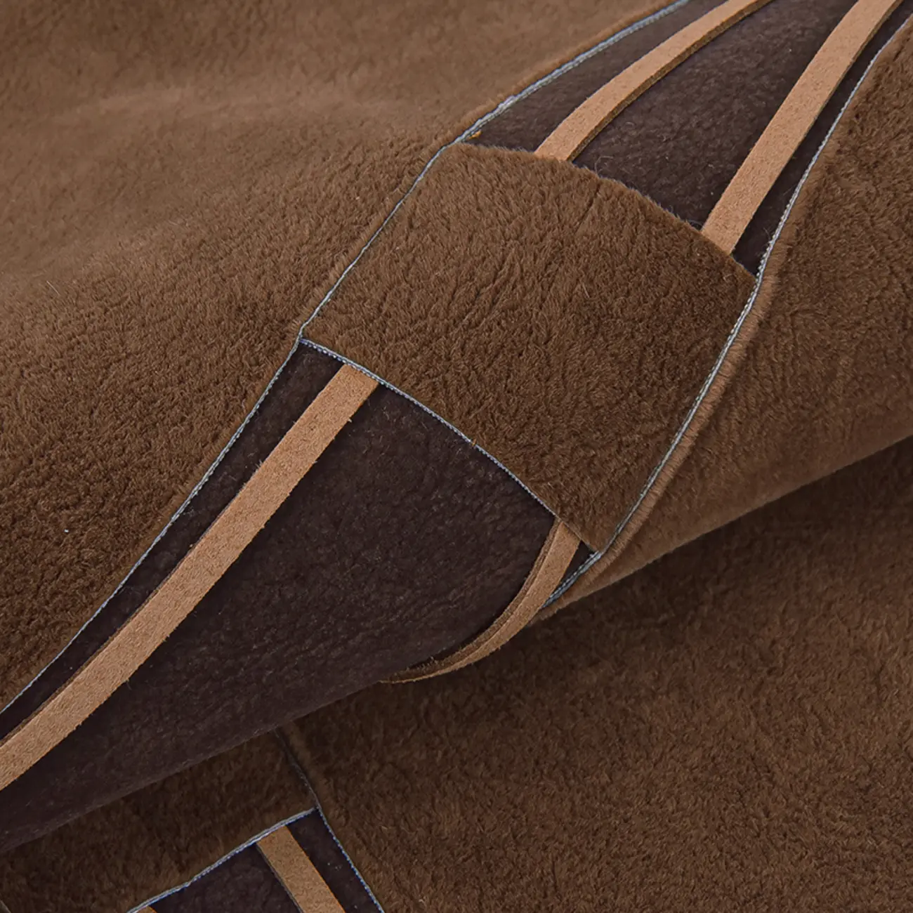 Vintage Abstract Faux Suede Square Decorative Pillow Image - 5 | homeyfad